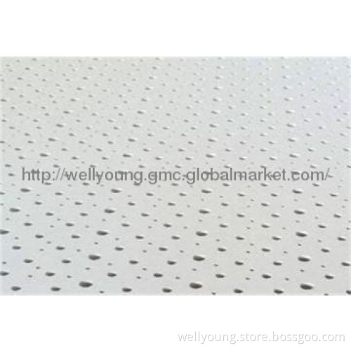 cross hole perforated gypsum board